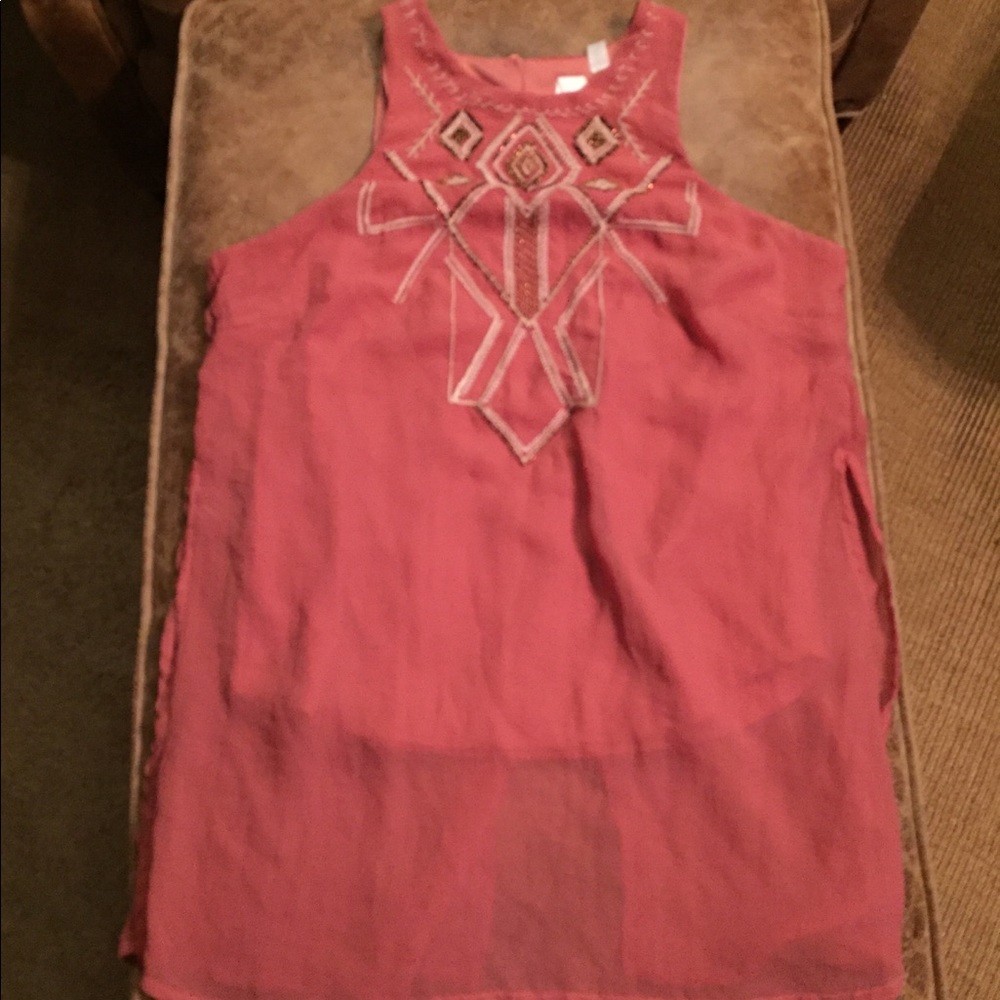Beaded tank top